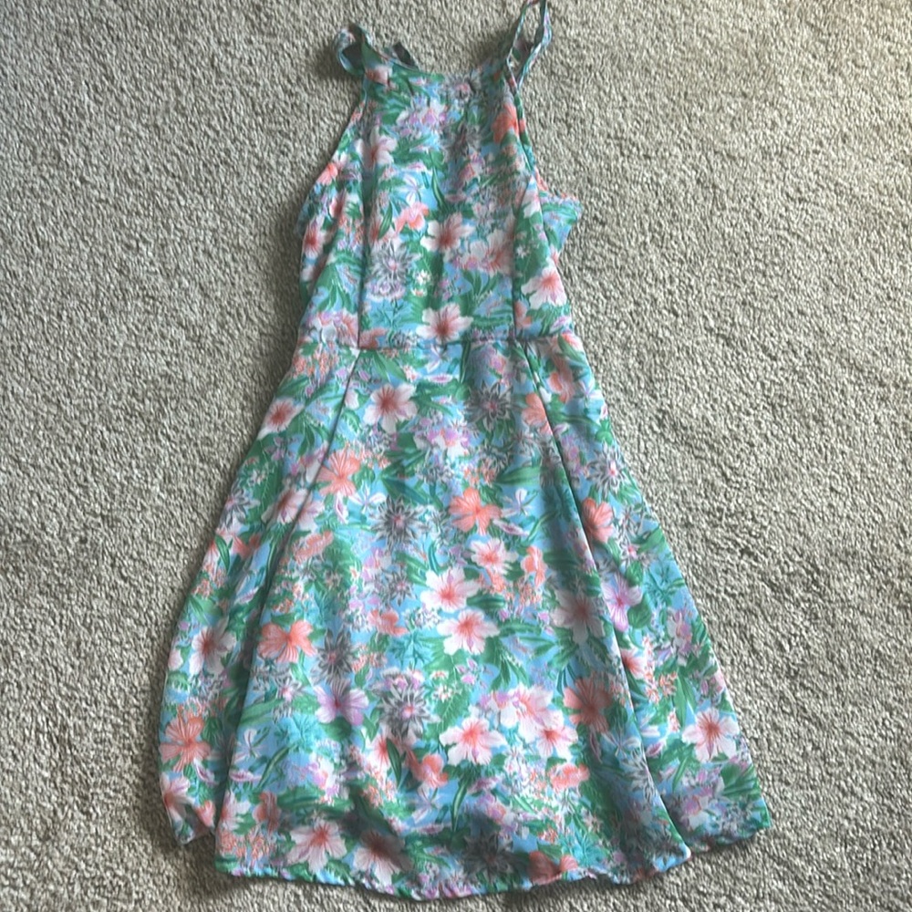 Scooter Brown flower dress size 10/12